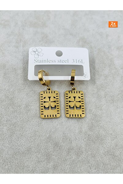 Bozhi Steel Earrings Gold Elegant Gift