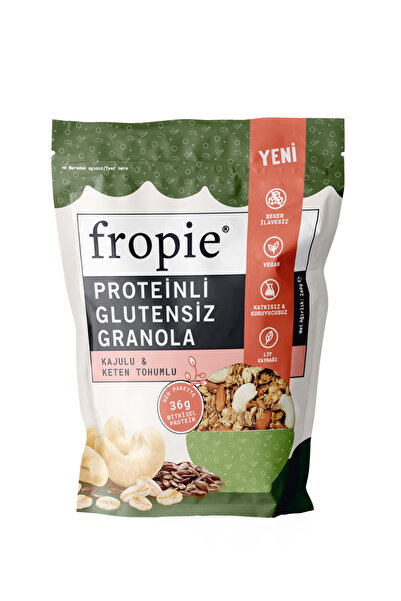 FROPİE Proteinli Glutensiz Granola - Kaju & Keten Tohumu 240gr