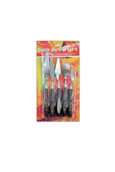 daço Accesorii modelaj - Cutite pictura set 5 DACO