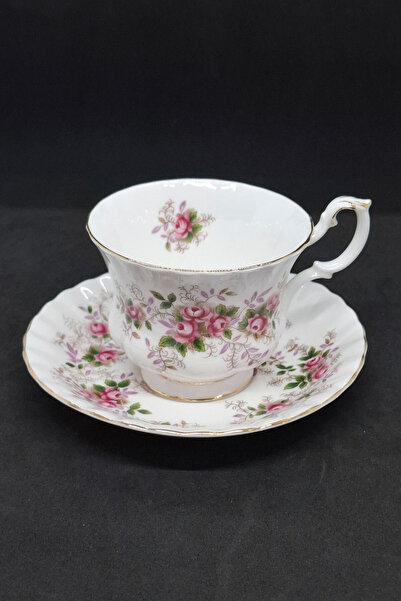 Royal Albert Bone China England Lavender Rose Antıque Tea Cup & Saucer 160 ml