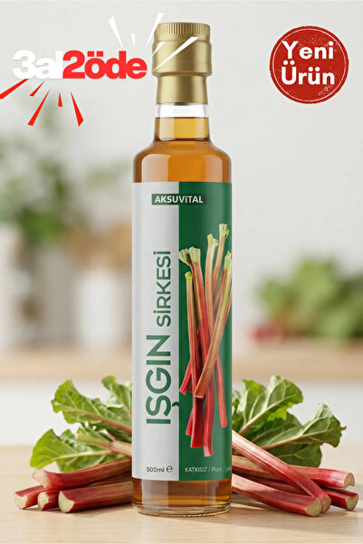 Aksu Vital IŞGIN SİRKESİ 500 ML - Işkın Kökü Sirkesi - Katkısız, Doğal Fermantasyon