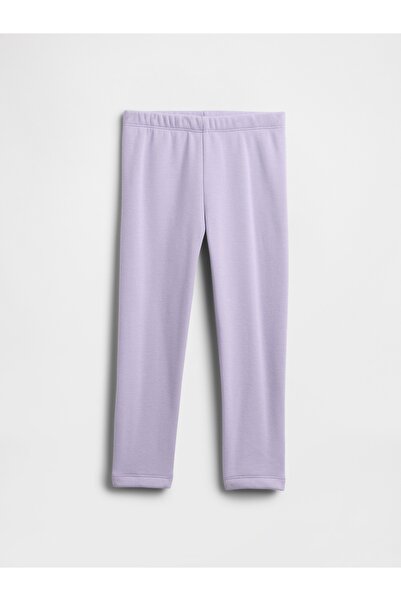 GAP Kız Bebek Lila Pull-On Cozy-Lined Leggings Tayt
