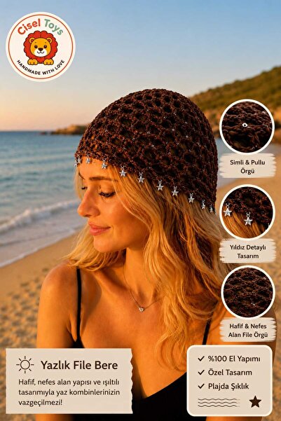 CiselToys Plaj Örme Saç Aksesuarı File Bandana