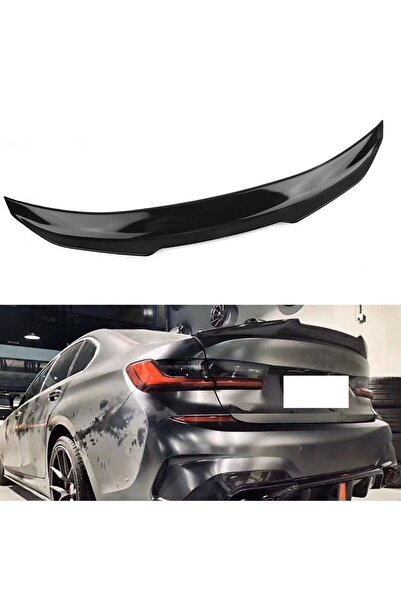 autogp Bmw g20 psm bagaj üstü spoiler siyah boyalı plastik 2019+