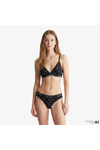 Calvin Klein Lightly Lined Modal Kadın Siyah Bra