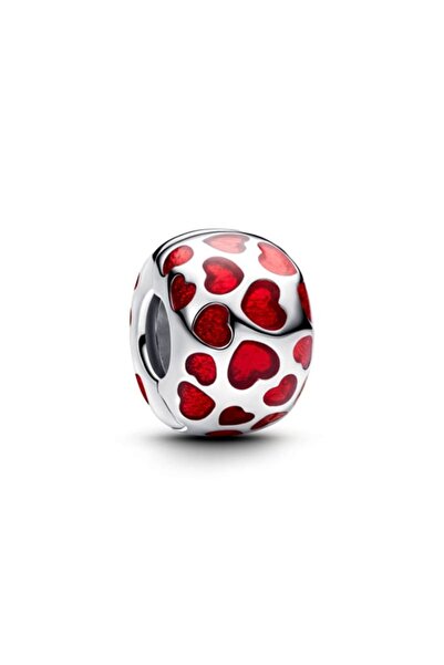 Belora Charm compatibil cu bratara Pandora, Red Love
