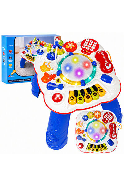 SOLTOY Masuta interactiva de activitati SOLTOY® Building Game Table pentru be...