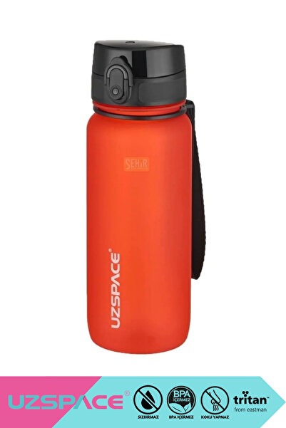 Uzspace 650ml New Collection Series Soft Touch Tritan Water Bottle