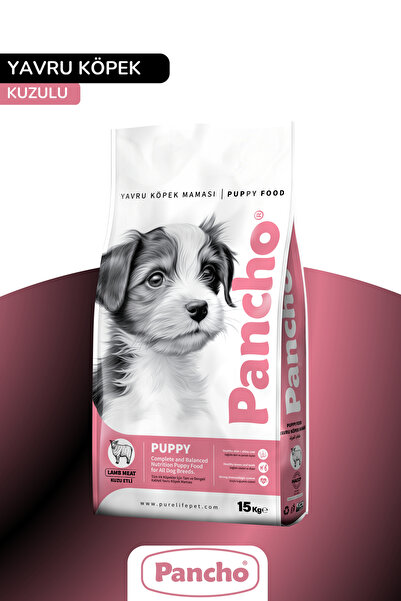 PANCHO Kuzu Etli Puppy Yavru Köpek Maması 15 Kg