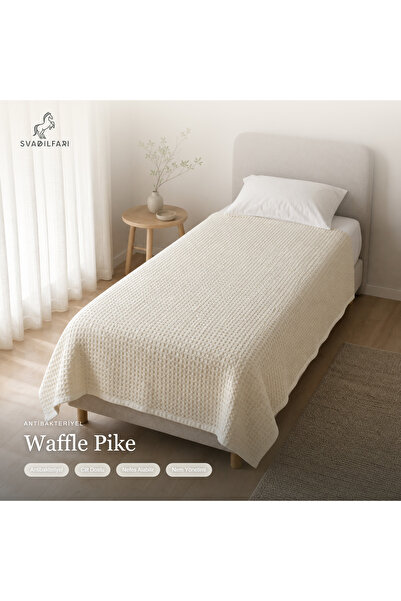 SVADILFARI Waffle Pike 142x200 cm - Organik Pamuk - Seacell - Smartcel - Anti...