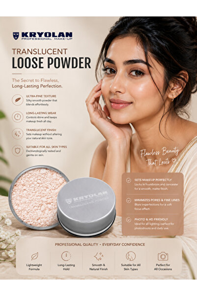 Kryolan Powder - Translucent Powder No: TL6 20 g4041762164612