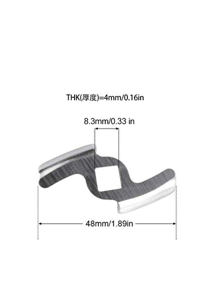 Choice I Meat Grinder Pinion Mixer Spare Parts Meat Grinder Knife Stainless S...