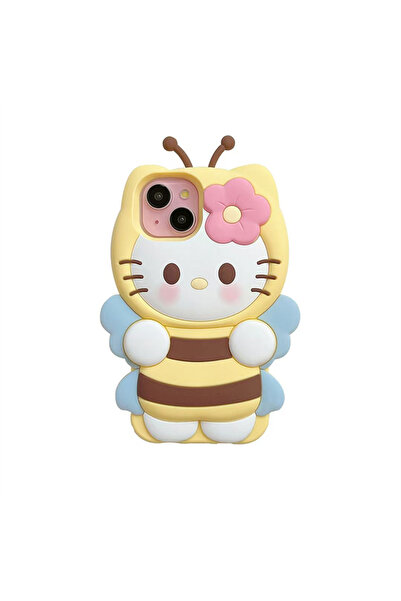 Choice iPhone 14 GJKyx-MFKT. Sanrio Hello Kitty 3D Cartoon Bow Phone Case For...