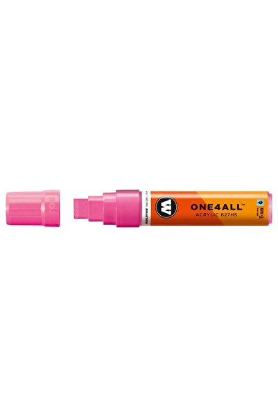 Molotow 627HS One4All Düz Uç Akrilik Marker Kalem 15 mm Neon Pink 200
