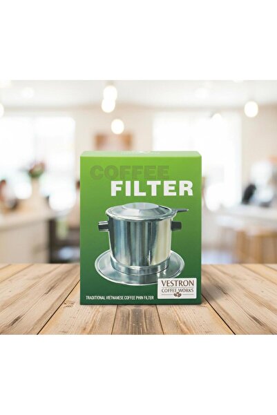 VESTRON Vietnam Kahve Demleme Filtresi Paslanmaz Çelik Phin Dripper Filtre Ka...