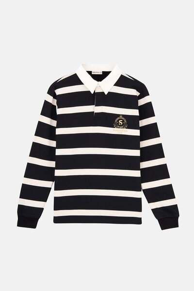 Socrates Dergi Socrates Sports Club Polo Sweatshirt - Black