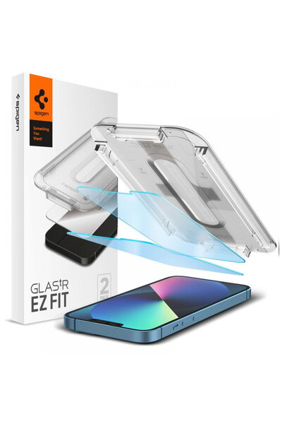 Spigen Folie de protecție ecran EZ FIT pentru Apple iPhone 13 / Apple iPhone ...