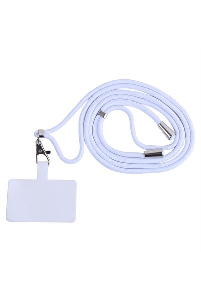 Choice11 white 150cm Adjustable Phone Lanyard Strap Universal Mobile Phone Ha...