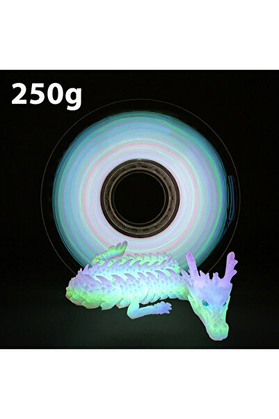 Choice1 Rainbow 250g 250g 500g 1Kg PLA Rainbow Glow In The Dark 3D Printer Fi...