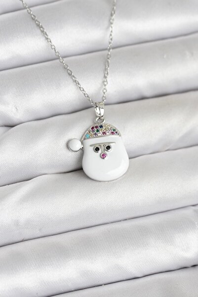 Inure Jewelry قلادة نسائية من الفولاذ 316L بسلسلة فضية اللون على شكل رأس رجل ...