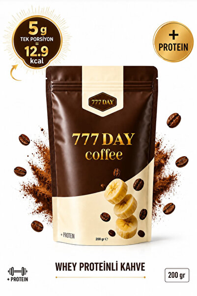 777 DAY قهوة البروتين بنكهة الموز والهندباء 200 جرام