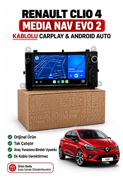 LG Renault Clio 4 Multimedya Navigasyon Android Auto - Car Play 1.0.15 Versiyon