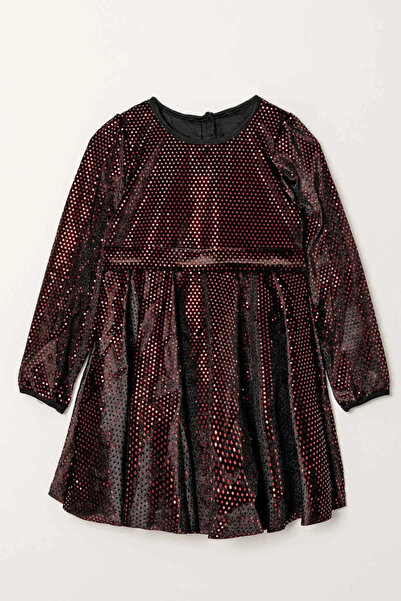 HAUSEkids 1-8 Yaş New Year Kız Çocuk Tasarım Elbise -Kırmızı-