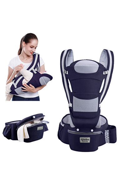 Choice9 Dark Blue Newborn Ergonomic Baby Carrier Backpack Infant Baby Hipseat...