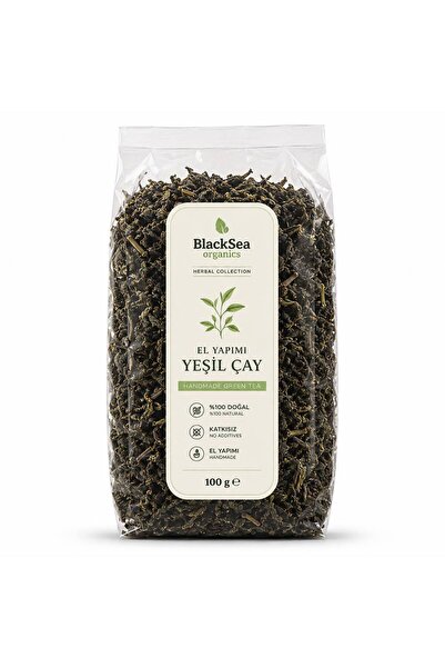 BlackSeaOrganics El Yapımı Yeşil Çay 100 gr | Katkısız Doğal Mayıs Hasatı Üst...