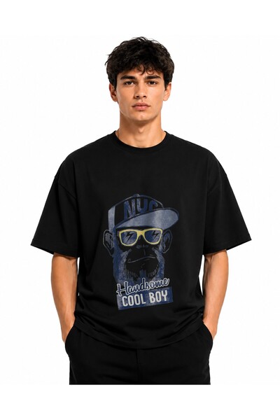 Inscriptie Unisex Βαμβακερό T-Shirt Υψηλής Ποιότητας  "Cool Boy "