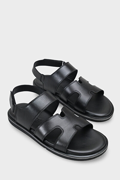 Capone Outfitters Axel Comfortable Genuine Leather Men's Sandals with Open To...