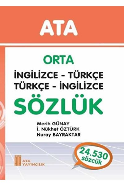 Ata Yayıncılık Sert Kapak Orta İngilizce Sözlük