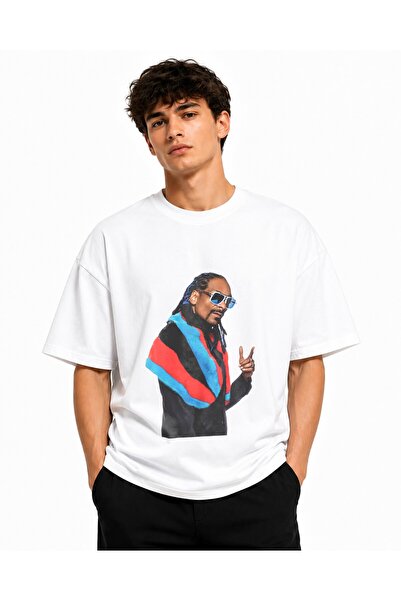 Inscriptie Tricou Unisex Bumbac Premium Casual " Snoop Dogg - Cincinnati musi...