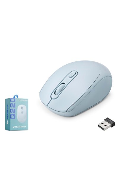 HADRON Q220B Kablosuz Mouse 1600 DPI Mavi