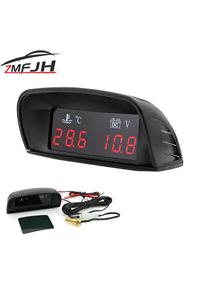Choice Digital Water Temperature Gauge + Volt Water Temperature Sensor 10mm 2...