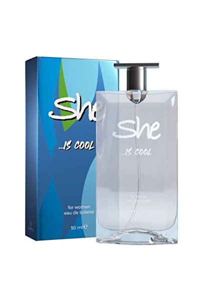 She Cool Edt 50 Ml Bayan Parfümü Kutusuz Sıfır Yeni