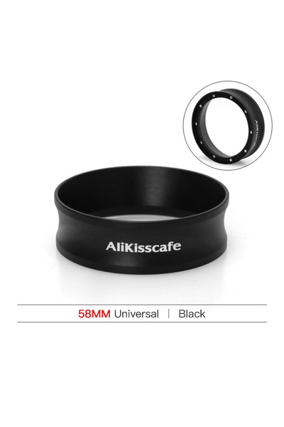 choice2 قمع قياس جرعات القهوة أسود من AliKisscafe، مقاس 58 مم، متوفر بأحجام 5...