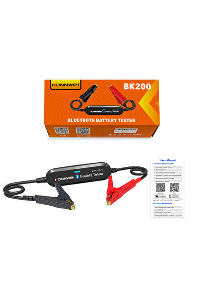 choice2 BK200-Black KONNWEI BK200 BK100 6V-12V-24V Car Battery Tester Bluetoo...