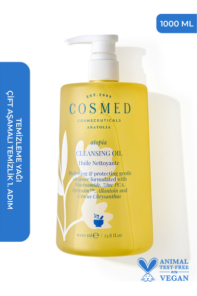 COSMED Temizleme Yağı - Çift Aşamalı Temizlik/ Atopia CLEANSİNG OİL