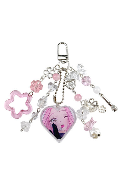 Choice 1 Anime Alien Atage Mizi and Sua Matching Keychains Cosplay Accesserie...