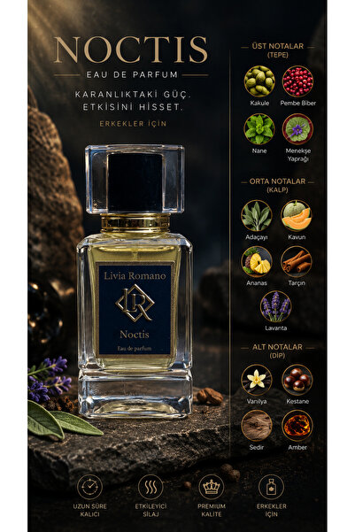 Livia Romano Noctis Edp Erkek Parfüm 50 ml Vanilya Amber