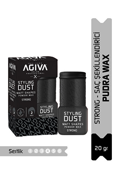 agıva Saç Pudrası 02 Siyah (Sert Tutuş)