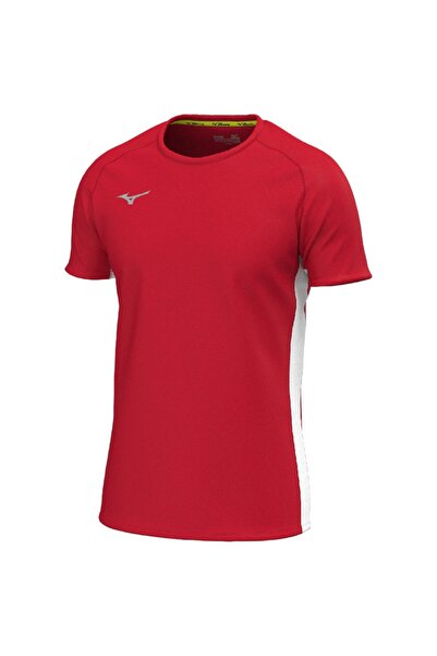 MIZUNO Tricou de alergare pentru bărbați MZNRB FW 2025-Roșu-M