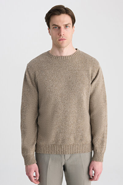 D'S Damat Ds Damat Regular Fit Mink Sweater