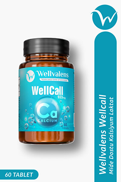 Wellvalens Wellcall Kalsiyum Laktat 60 Tablet – Yüksek Emilimli Kemik ve Kas ...