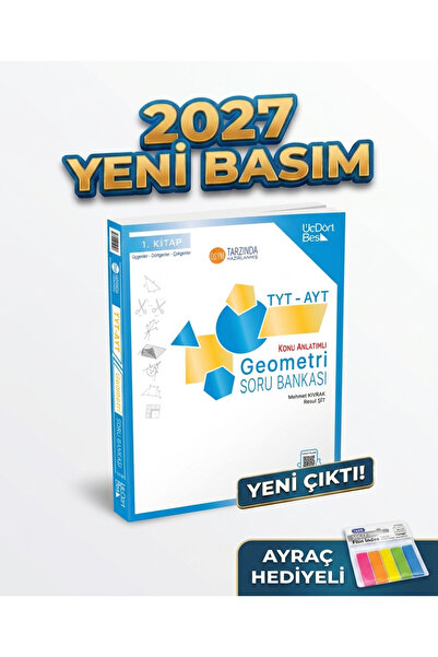 Üç Dört Beş Yayıncılık TYT GEOMETRİ 2027 TYT YENİ BASIM