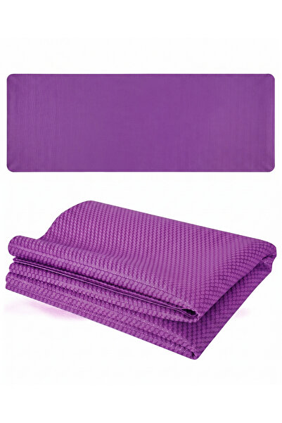 Yogatime Rubber Travel Yoga Mat 1.5 mm – Mor - Katlanabilir Yoga Matı