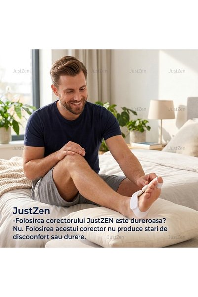 JustZEN Corector Monturi JustZEN™ YSS Pro, Corector/Repozitionare Deget, Elimininarea Inflamatiilor, Alb