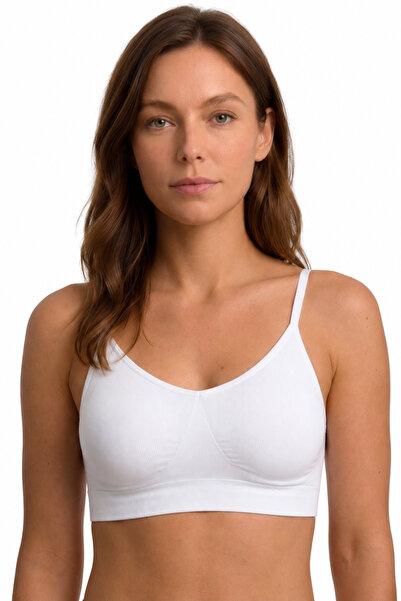 westicgiyim Thin Straps Seamless Bustier Women's Seamless Crop Top – Flexible...