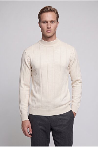 D'S Damat Πουλόβερ Ds Damat Regular Fit εκρού